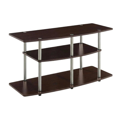 TV stand in sleek design with ample storage and modern look