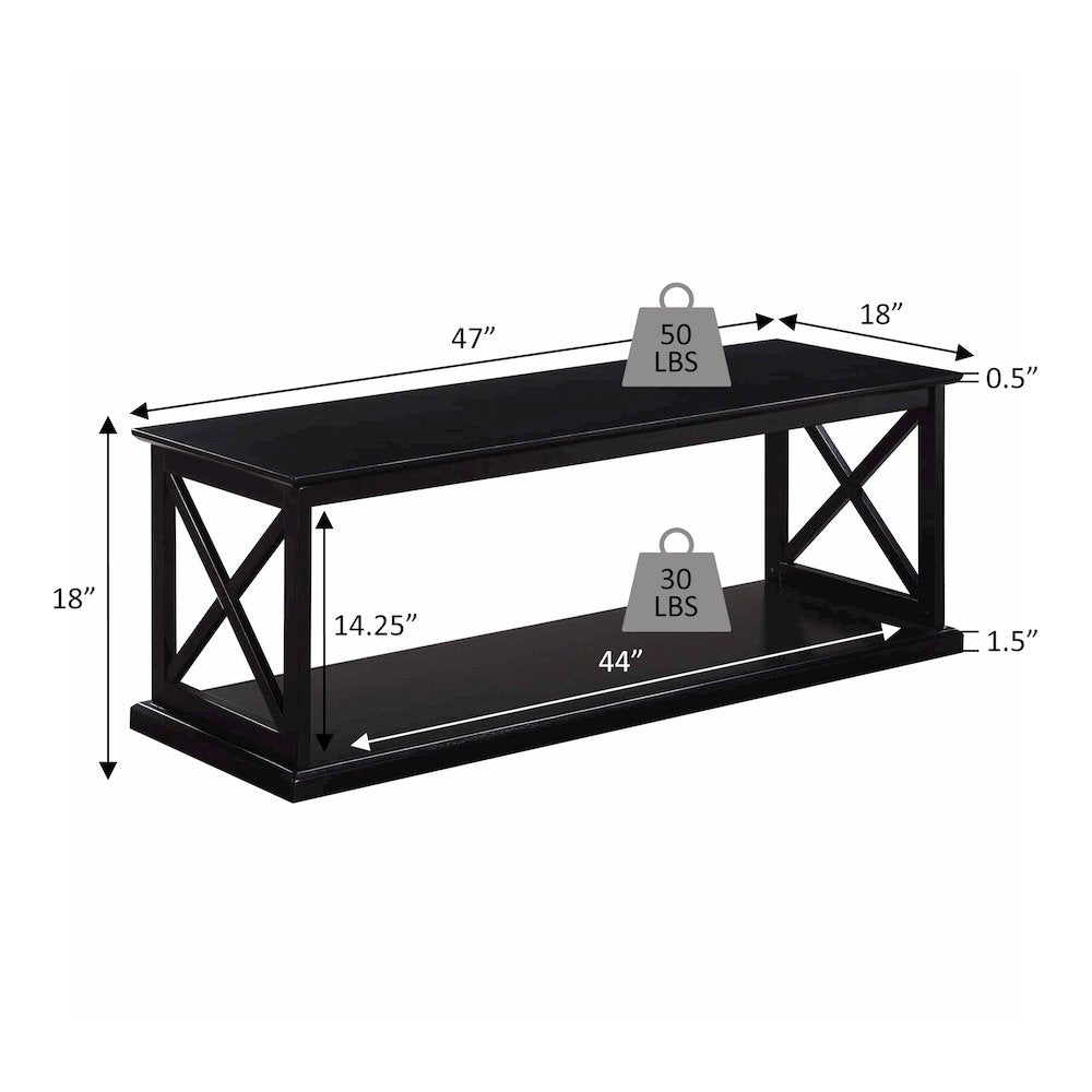 Coventry Coffee Table with Shelf