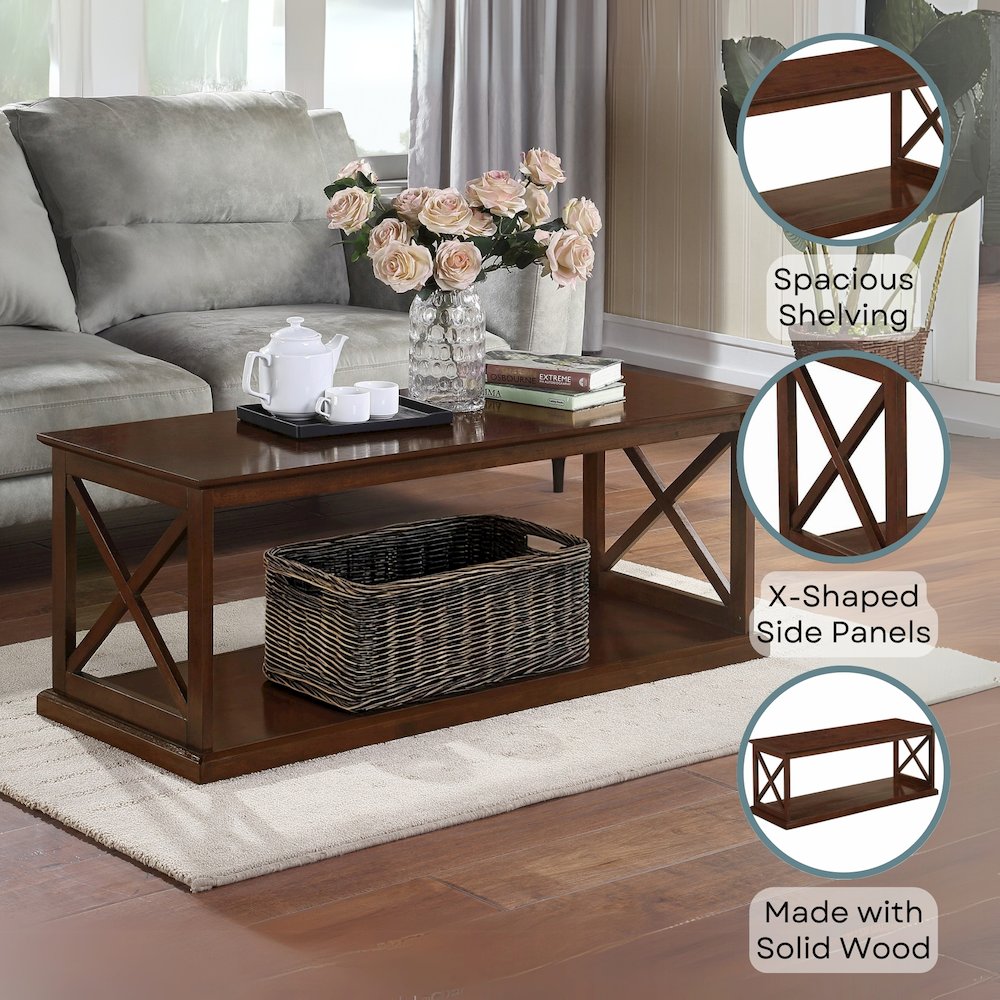 Coventry Coffee Table with Shelf
