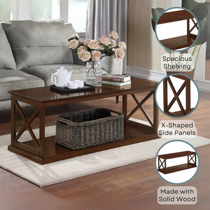 Coventry Coffee Table with Shelf