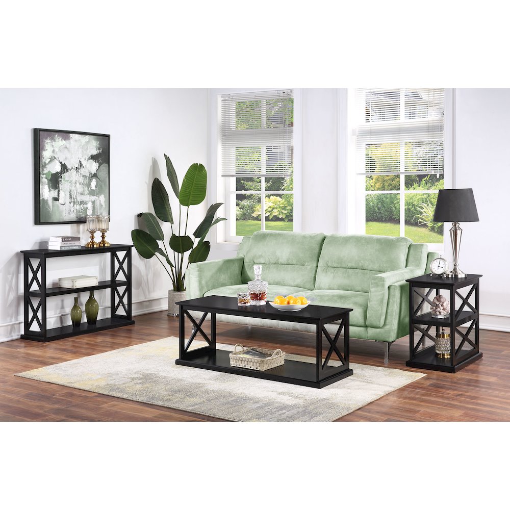 Coventry Chairside End Table with Shelves