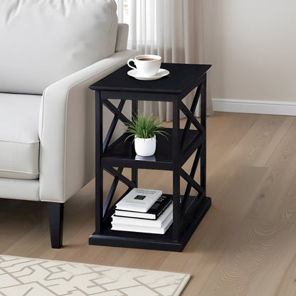 Coventry Chairside End Table with Shelves