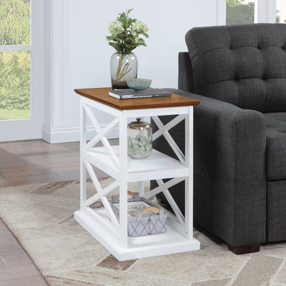 Coventry Chairside End Table with Shelves
