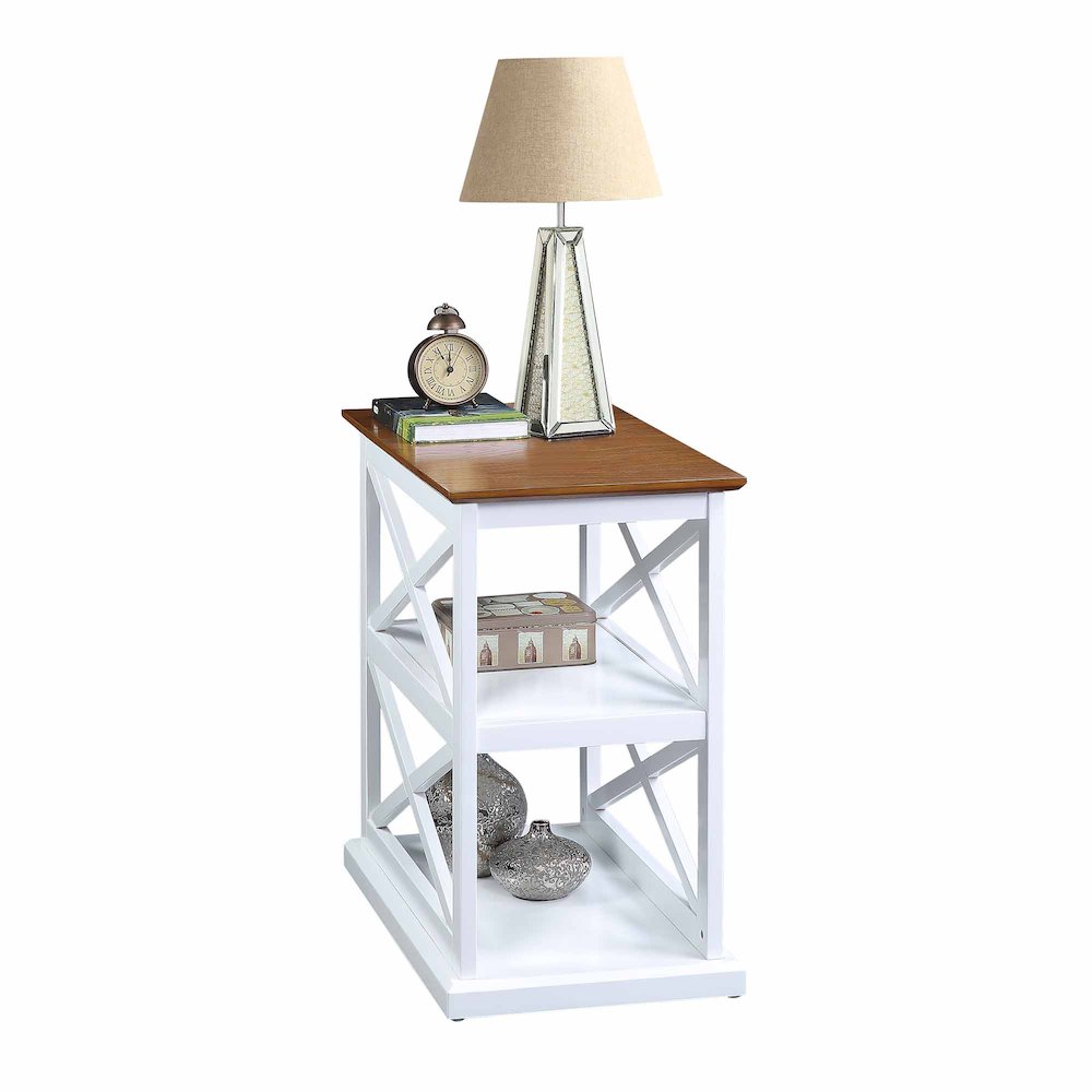 Coventry Chairside End Table with Shelves