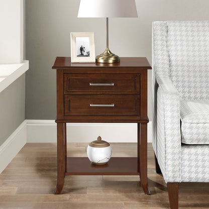 Sydney 2 Drawer Entryway Hall Table with Shelf
