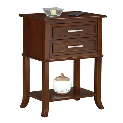 Sydney 2 Drawer Entryway Hall Table with Shelf