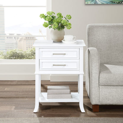 Sydney 2 Drawer Entryway Hall Table with Shelf