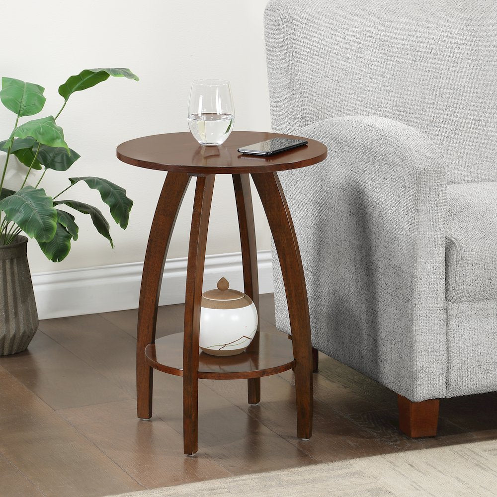 Aldrin End Table with Shelf