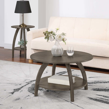Aldrin End Table with Shelf