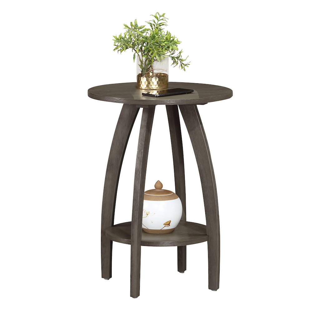 Aldrin End Table with Shelf