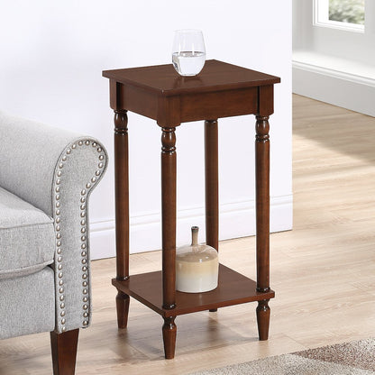 French Country Kim End Table with Shelf