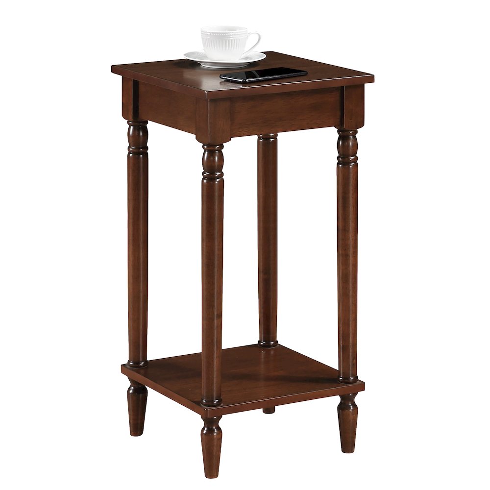 French Country Kim End Table with Shelf