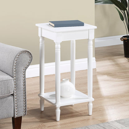 French Country Kim End Table with Shelf