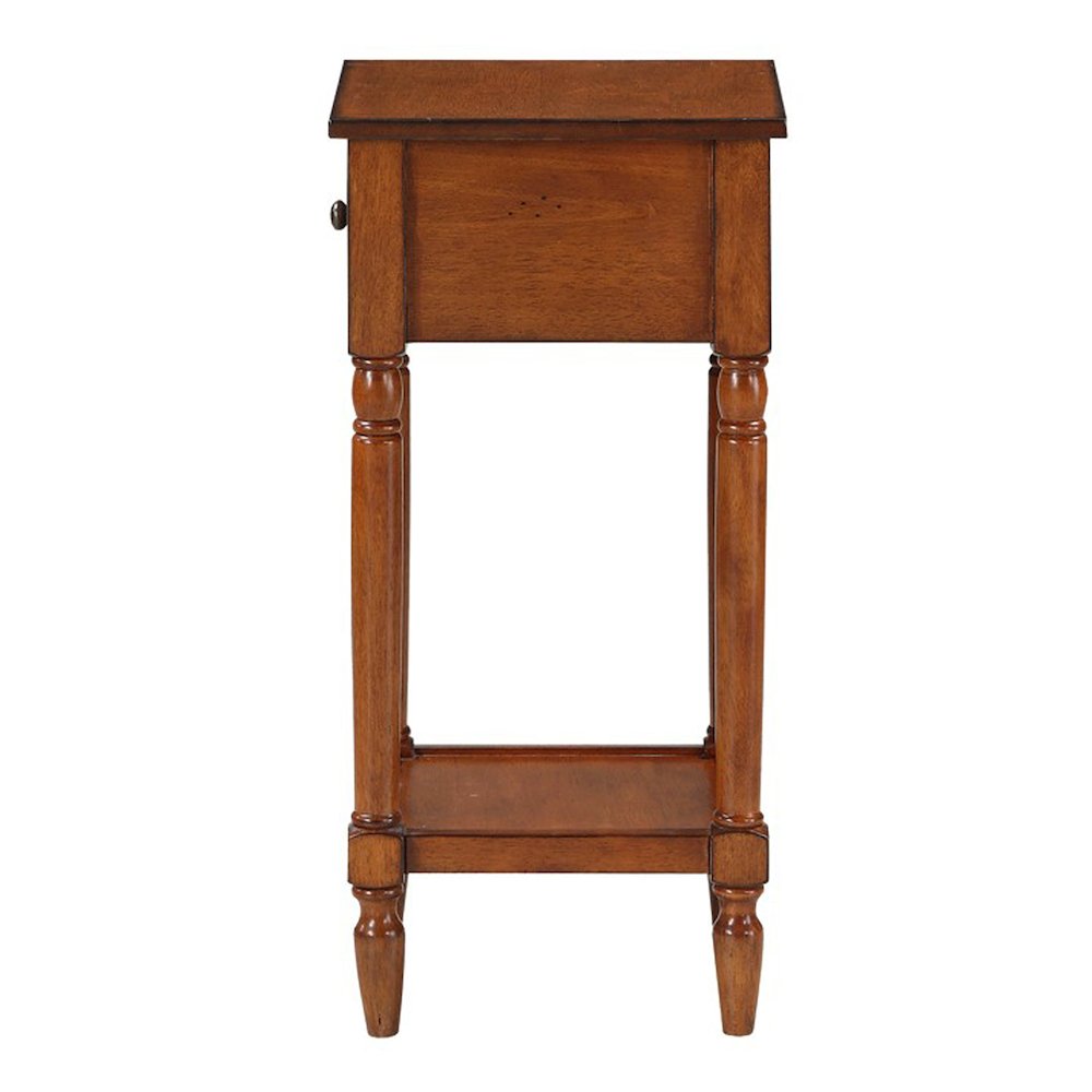 French Country Khloe 1 Drawer Accent Table with Shelf