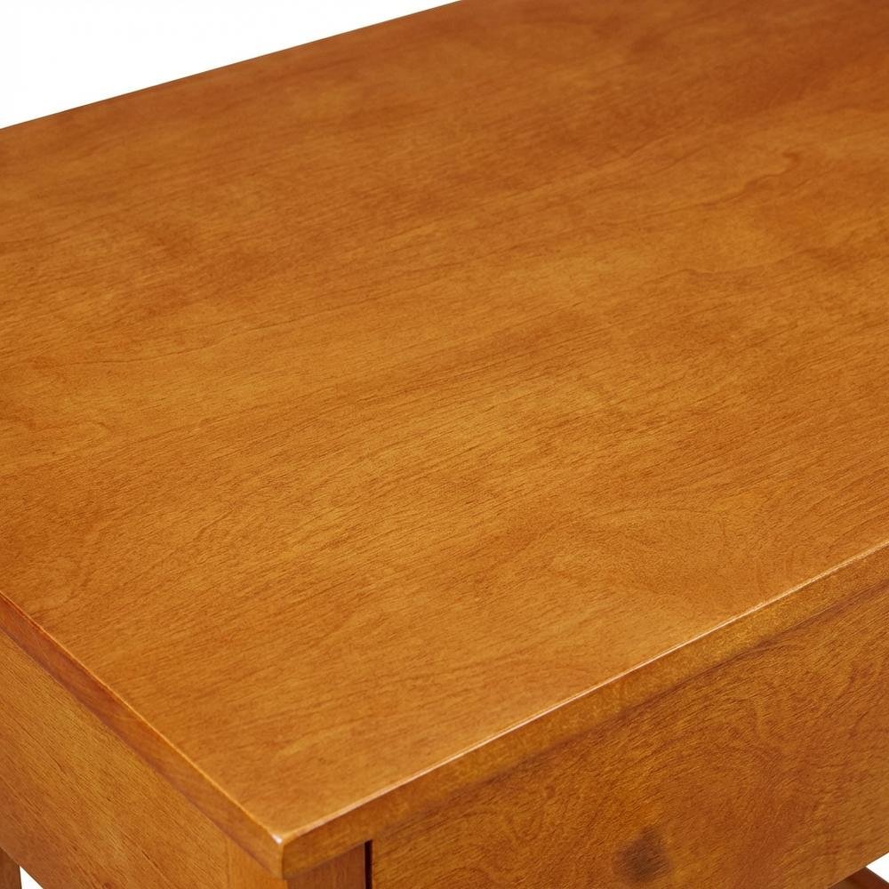 Wooden Office Desk With Keyboard Drawer And Transitional Style