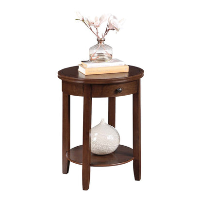 American Heritage Baldwin 1 Drawer End Table with Shelf