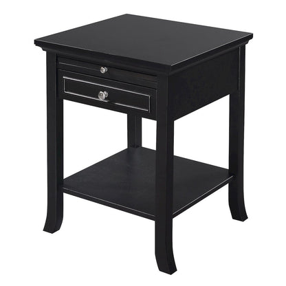 American Heritage Logan End Table with Drawer and Slide