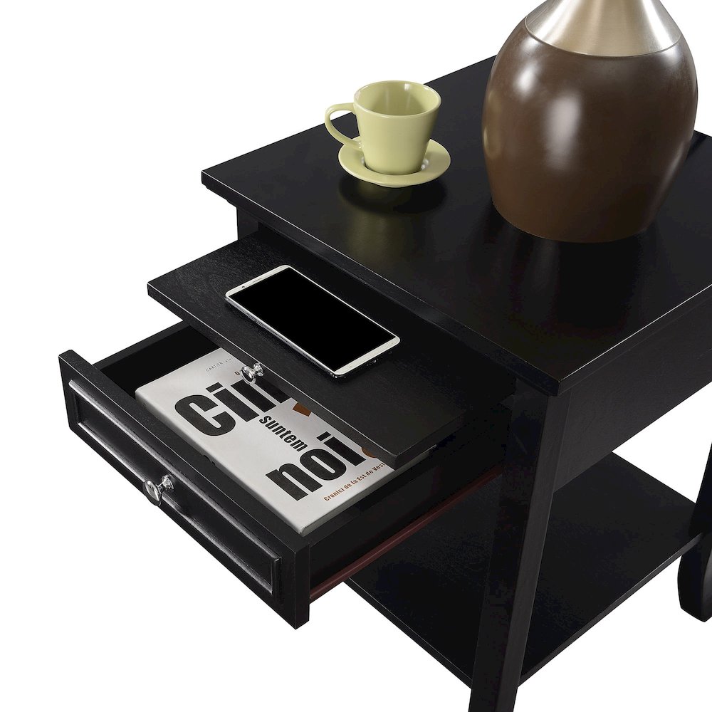 American Heritage Logan End Table with Drawer and Slide