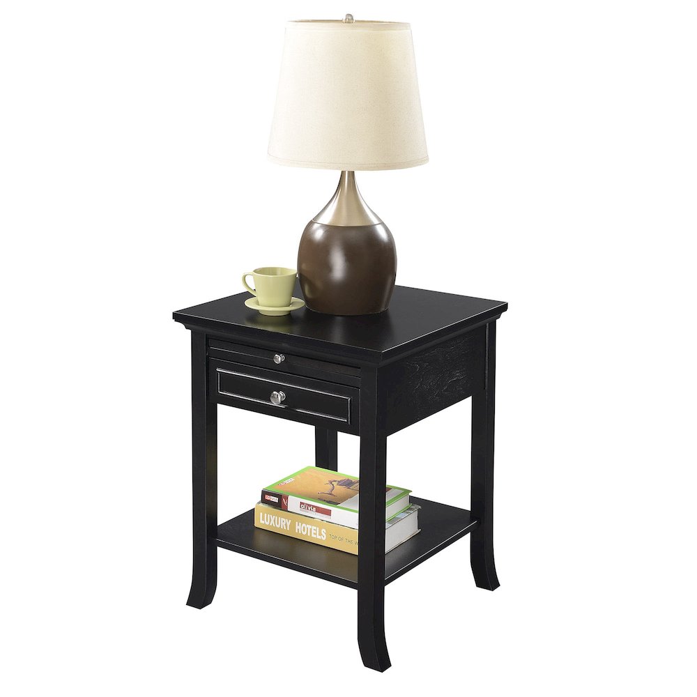American Heritage Logan End Table with Drawer and Slide