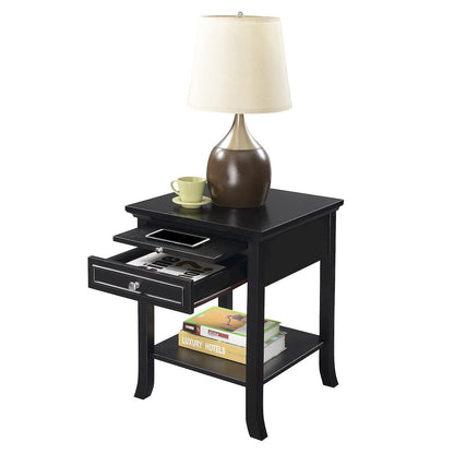 American Heritage Logan End Table with Drawer and Slide
