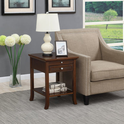 American Heritage Logan End Table with Drawer and Slide