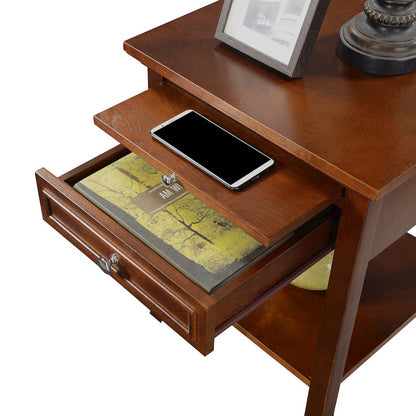 American Heritage Logan End Table with Drawer and Slide