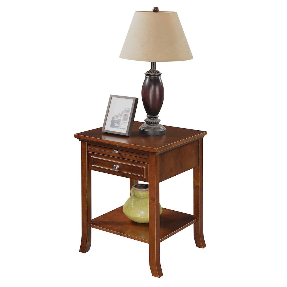 American Heritage Logan End Table with Drawer and Slide