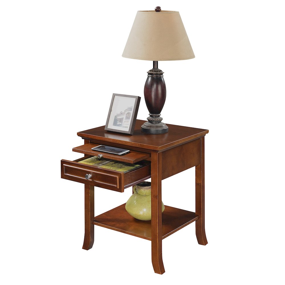 American Heritage Logan End Table with Drawer and Slide