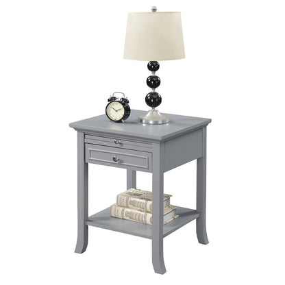 American Heritage Logan End Table with Drawer and Slide