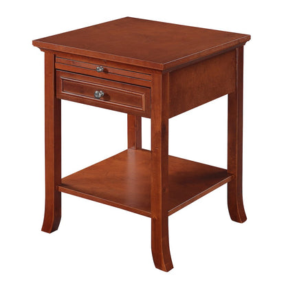 American Heritage Logan End Table with Drawer and Slide