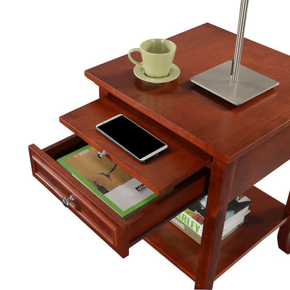 American Heritage Logan End Table with Drawer and Slide