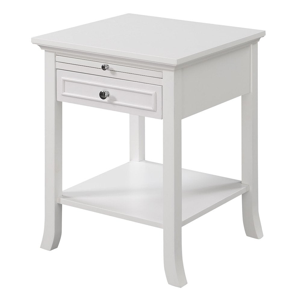 American Heritage Logan End Table with Drawer and Slide