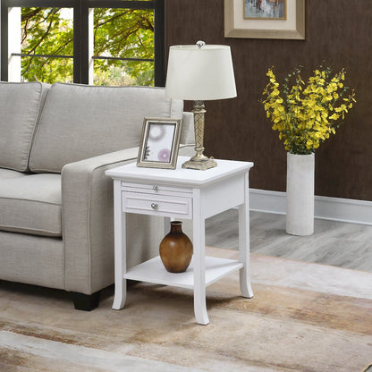 American Heritage Logan End Table with Drawer and Slide