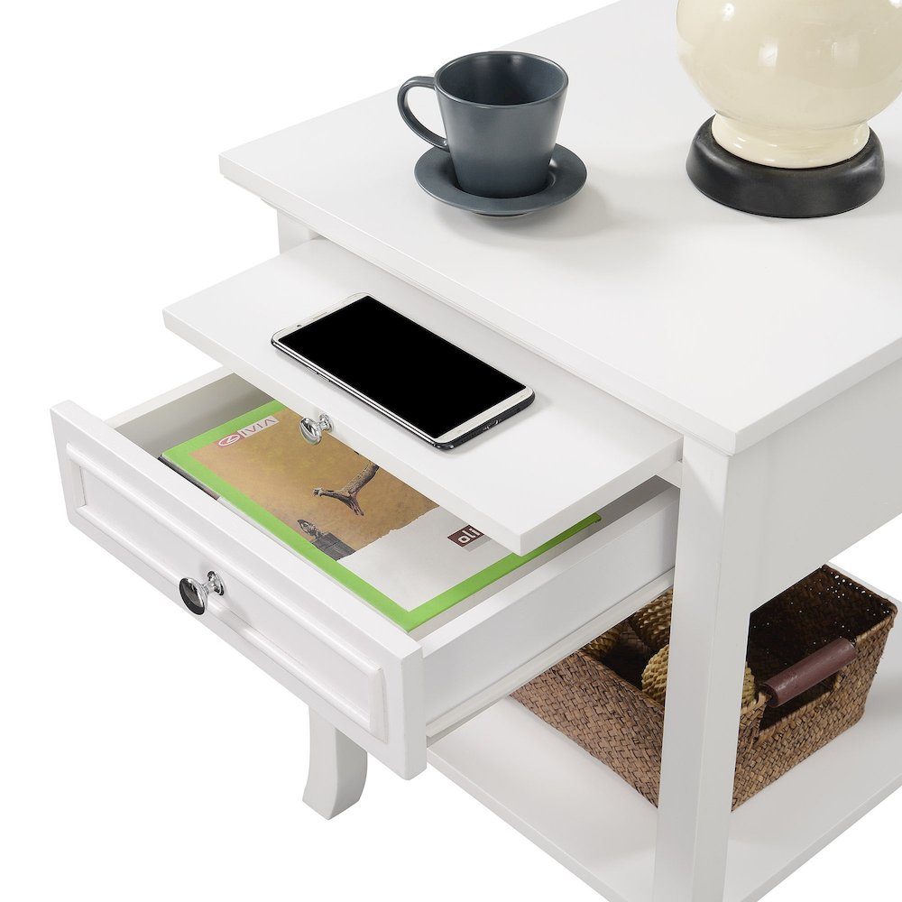 American Heritage Logan End Table with Drawer and Slide