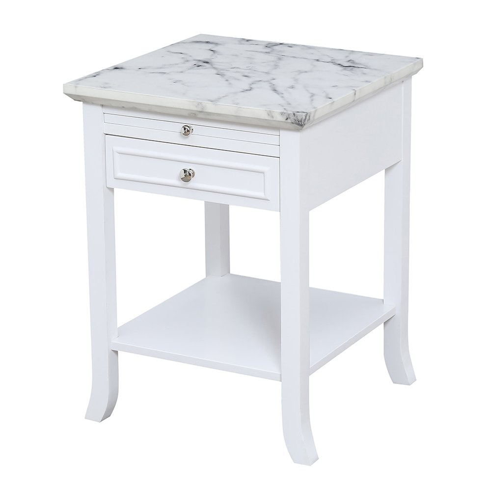 American Heritage Logan End Table with Drawer and Slide