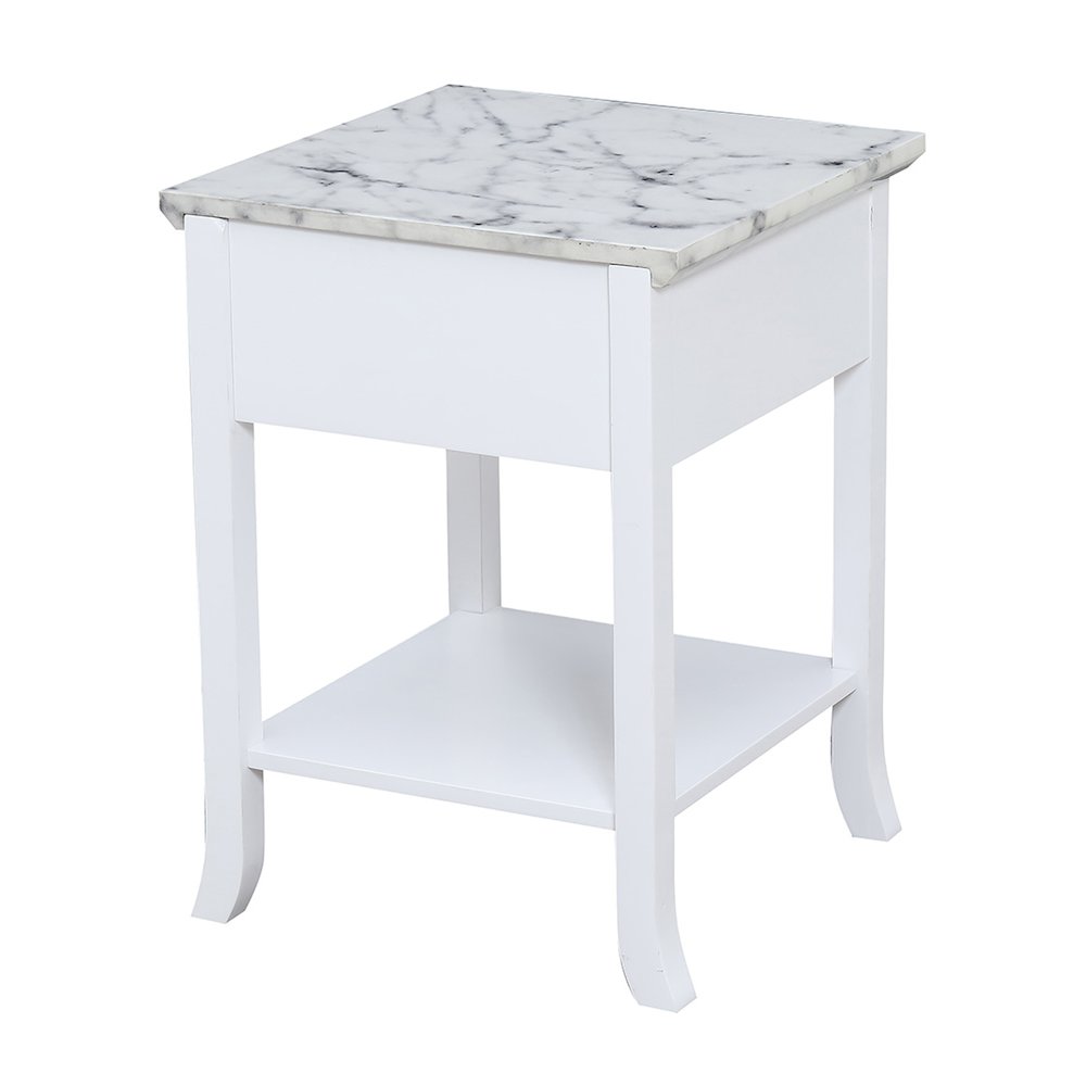 American Heritage Logan End Table with Drawer and Slide