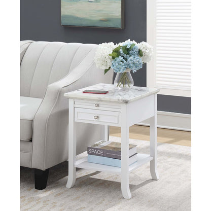 American Heritage Logan End Table with Drawer and Slide