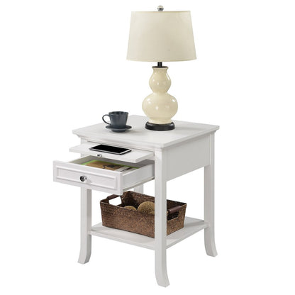 American Heritage Logan End Table with Drawer and Slide