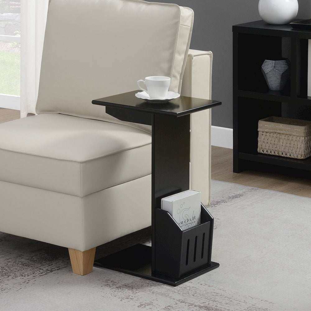 Designs2Go Abby C End Table with Magazine Holder