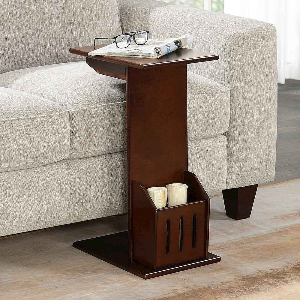 Designs2Go Abby C End Table with Magazine Holder