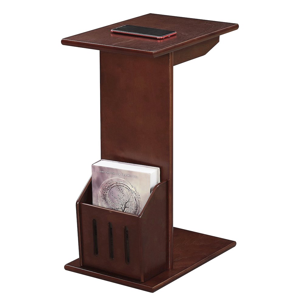 Designs2Go Abby C End Table with Magazine Holder