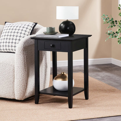 American Heritage End Table with Drawer and Shelf