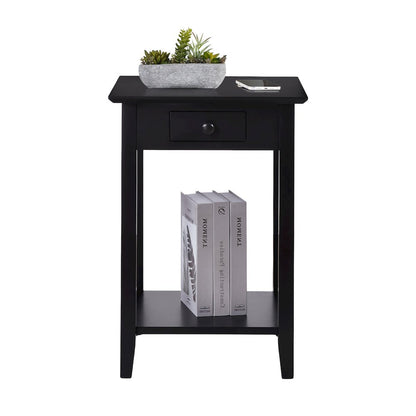 American Heritage End Table with Drawer and Shelf