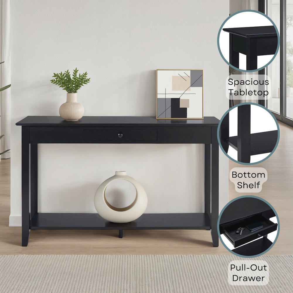 American Heritage Console Table with Drawer