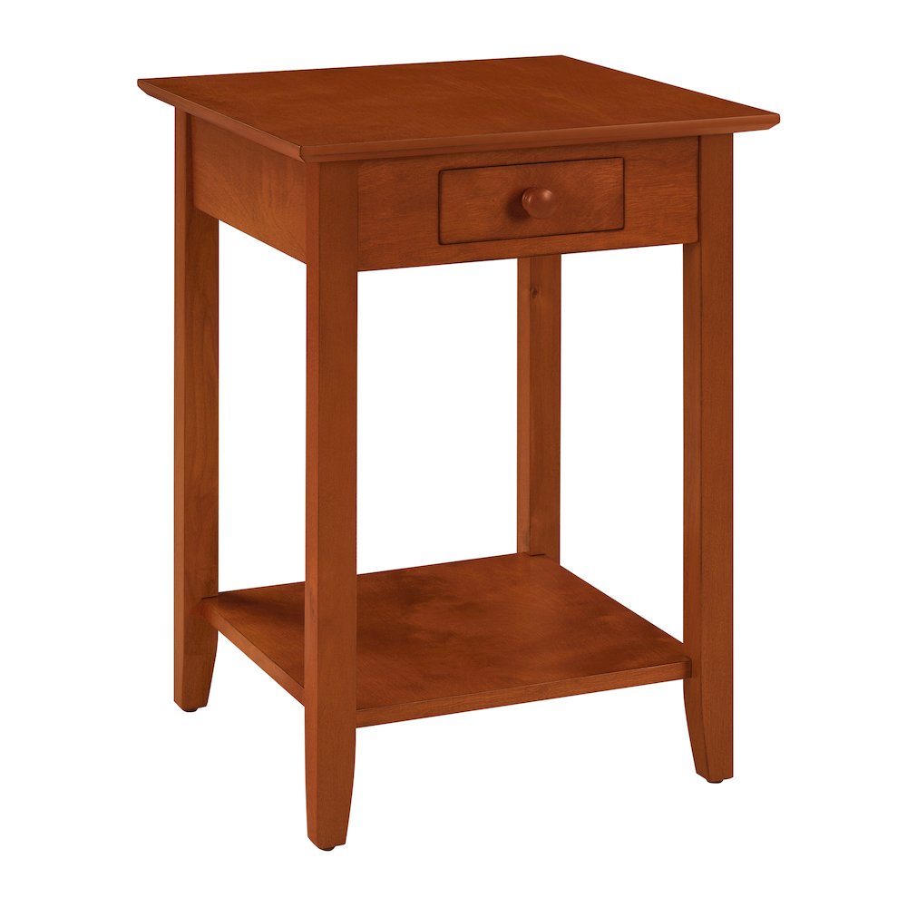 American Heritage End Table with Drawer and Shelf