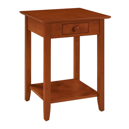 American Heritage End Table with Drawer and Shelf