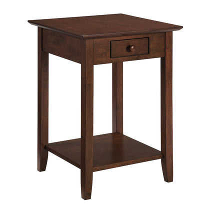 American Heritage End Table with Drawer and Shelf