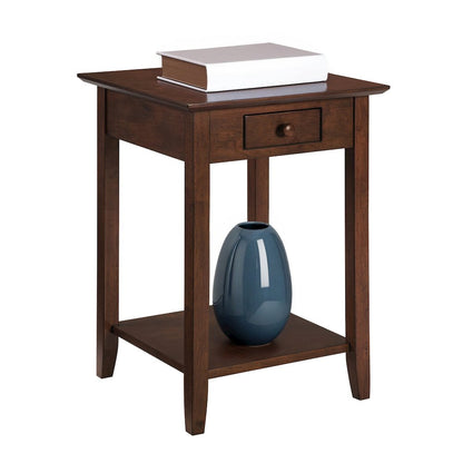 American Heritage End Table with Drawer and Shelf