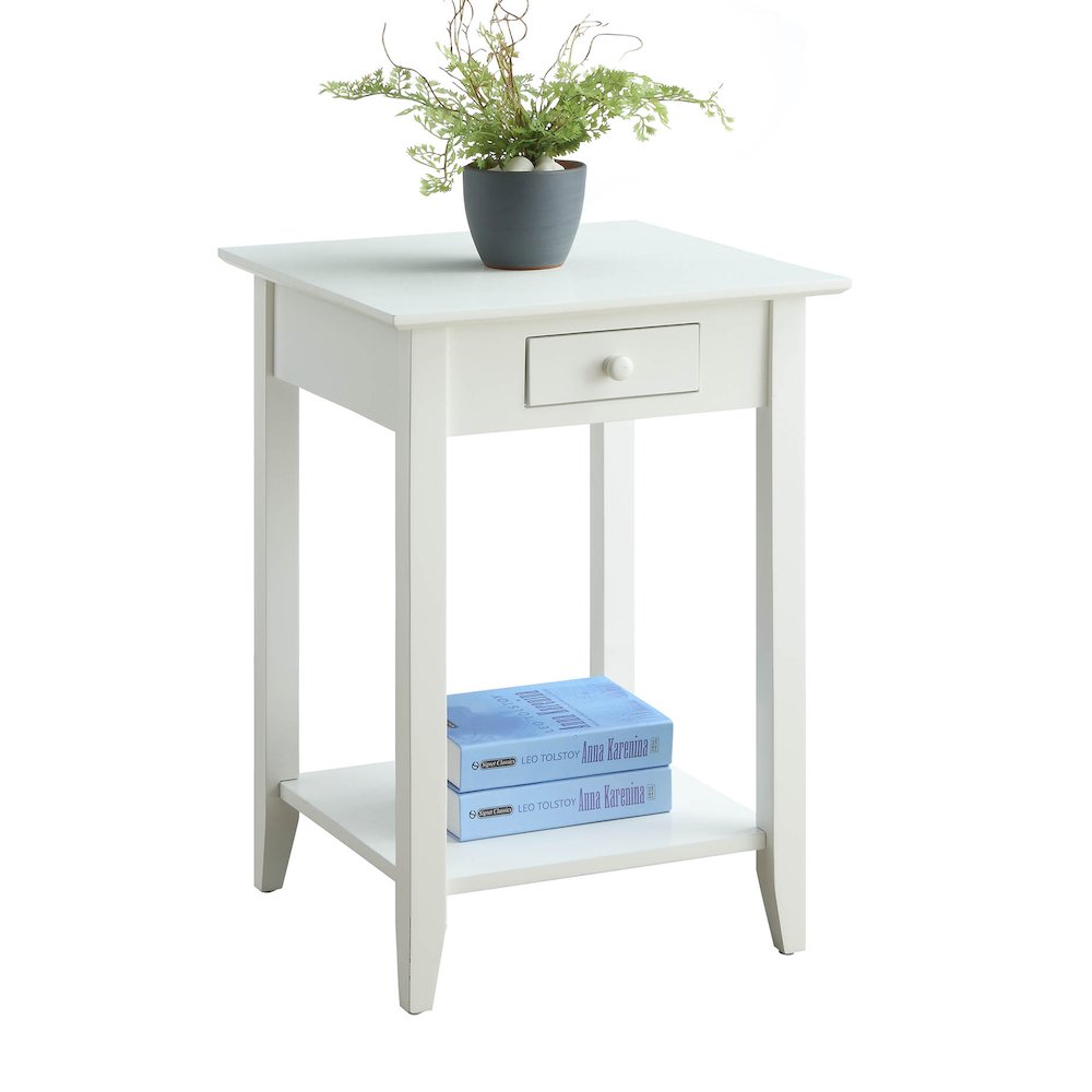 American Heritage End Table with Drawer and Shelf