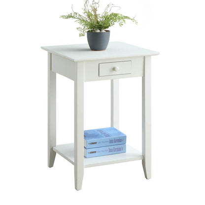 American Heritage End Table with Drawer and Shelf